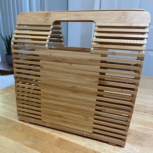 C&C California wooden bag, like new!